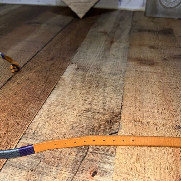 J. Crew woman’s thread wrapped thin leather belt - Picture 4 of 7